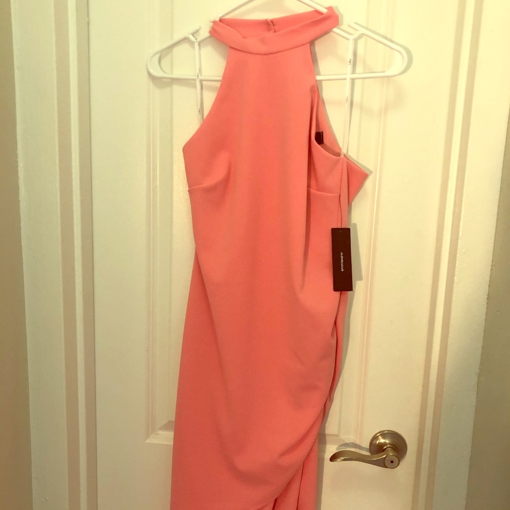 New LuLu’s Pink Halter Cocktail Dress Size Small
